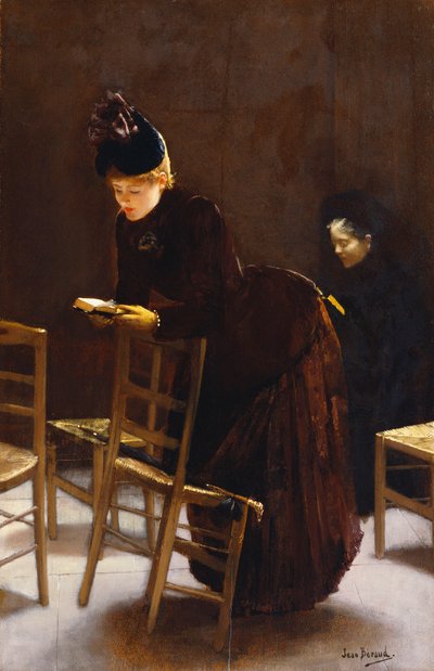 Kobieta na modlitwie autorstwa Jean Beraud