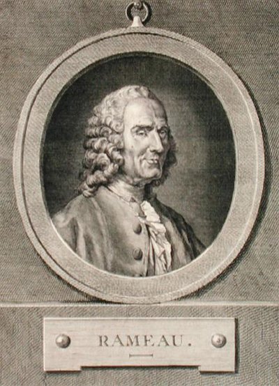 Portret Jean Philippe Rameau (1683-1764) rytowany przez Benoist (grafika) autorstwa Jean Bernard (after) Restout