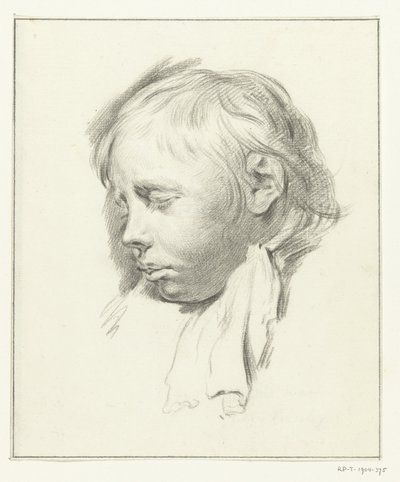 Głowa śpiącego chłopca autorstwa Jean Bernard