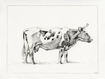 Stojąca krowa (1820) autorstwa Jean Bernard
