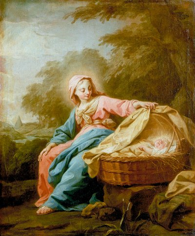 Odpocznij w ucieczce do Egiptu, 1756 autorstwa Jean Bernard Restout