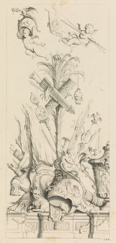 Trofea nowo wynalezione przez J.B. Toro., 1716., 1716. autorstwa Jean Bernard Toro