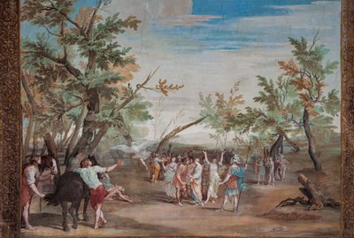 jeden z czterdziestu jeden paneli ze scenami autorstwa Jean Boulanger