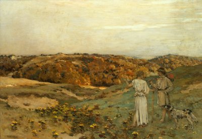Tobiasz i Anioł, 1878. autorstwa Jean Charles Cazin