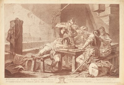 Wartownia autorstwa Jean Charles François after Carle Van Loo