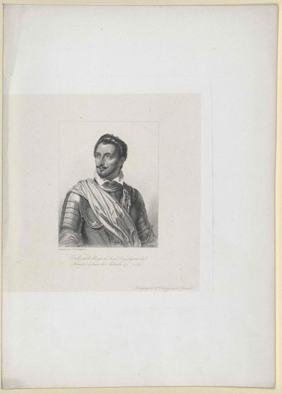 Roger Bellegarde (druk) autorstwa Jean Charles Langlois