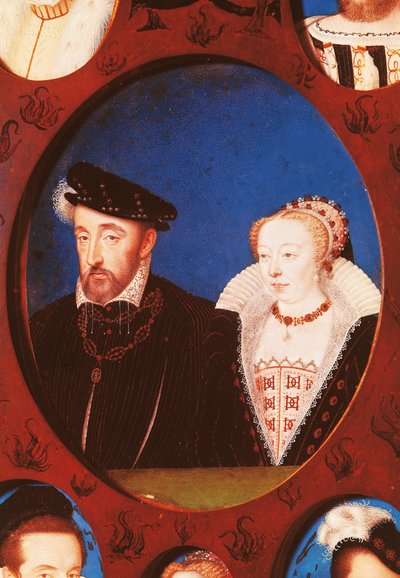 Portret Henryka II Francji (Saint-Germain-en-Laye autorstwa Jean Clouet