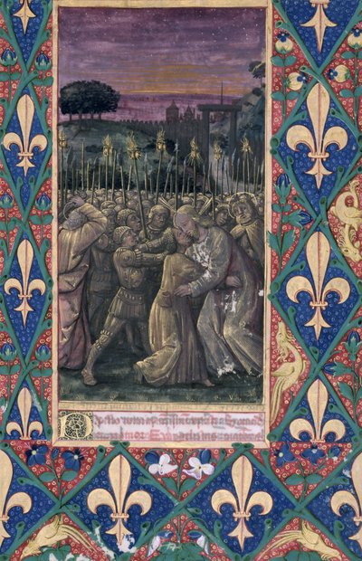 Pani Lat. Q.v.I.126 f.100 Pocałunek Judasza, z 