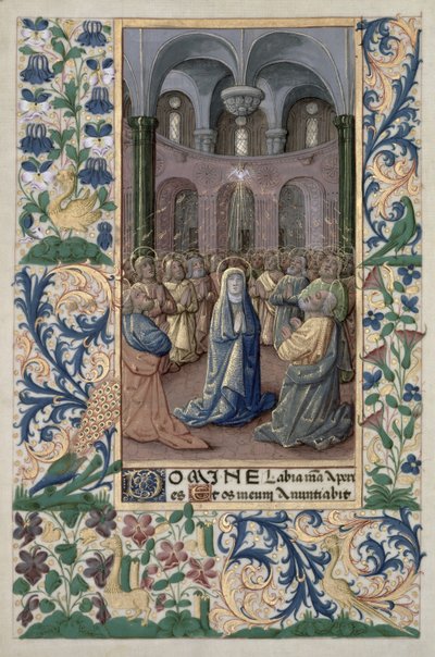 Pani Lat. Q.v.I.126 f.86v Pięćdziesiątnica, z 