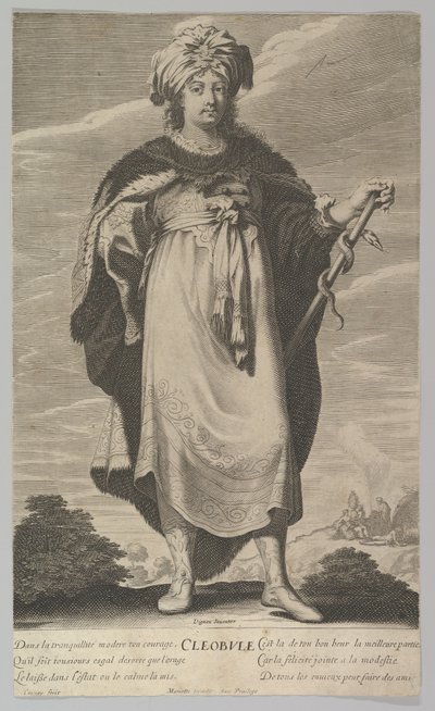Cleobule, ca. 1639-40 autorstwa Jean Couvay