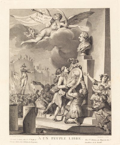 Do wolnych ludzi autorstwa Jean Dambrun after Jean Michel Moreau