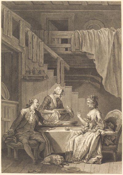 Sokół autorstwa Jean Dambrun and Jean Baptiste Tilliard after Jean Honoré Fragonard