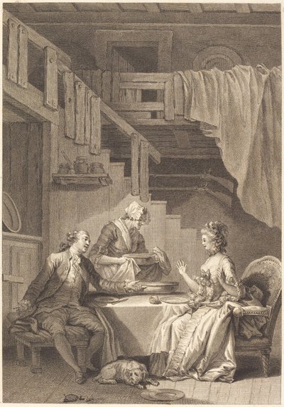 Sokół autorstwa Jean Dambrun and Jean Baptiste Tilliard after Jean Honoré Fragonard