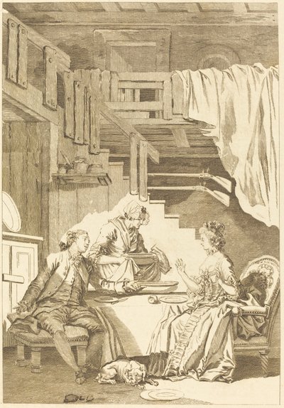 Sokół autorstwa Jean Dambrun and Jean Baptiste Tilliard after Jean Honoré Fragonard