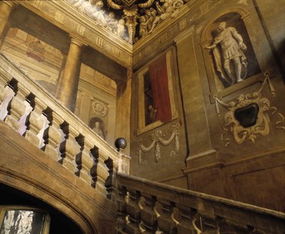 Architektura barokowa: schody malowane w trompe l