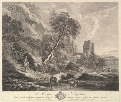 Owczarek neapolitański, 1758. autorstwa Jean Daullé