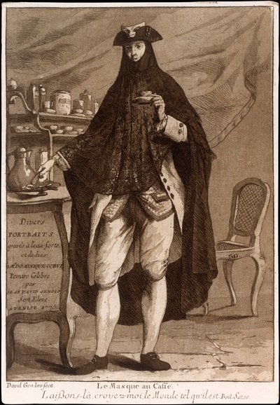 Strona tytułowa z Divers Portraits, wyd. 1775 akwaforta. autorstwa Jean David Genois