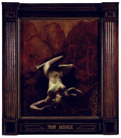 Le Crime (olej na płótnie) autorstwa Jean Delville