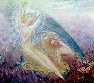 Anioł Przepychu autorstwa Jean Delville