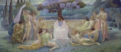 Szkoła Platona autorstwa Jean Delville