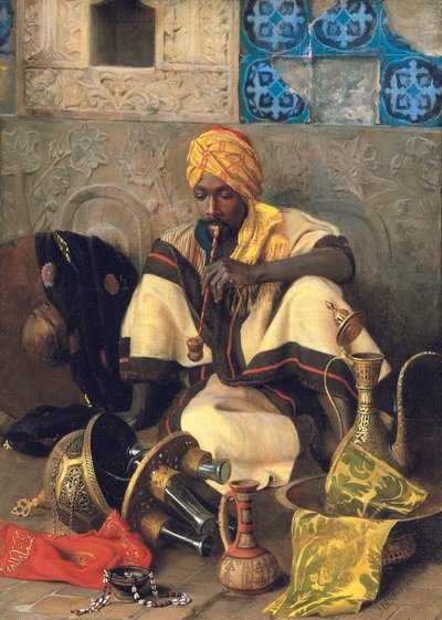 Arabski palacz autorstwa Jean Discart