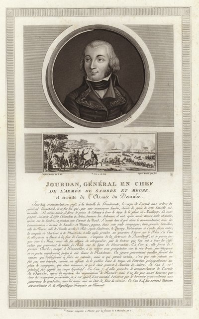 Portret Jean-Baptiste Jourdan, Comte Jourdan autorstwa Jean Duplessi Bertaux