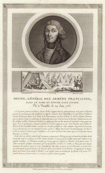 Portret Lazare Hoche autorstwa Jean Duplessi Bertaux