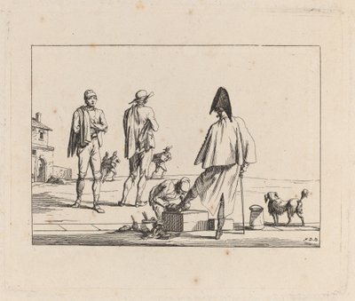 Dowódca mający lśniący but autorstwa Jean Duplessis Bertaux