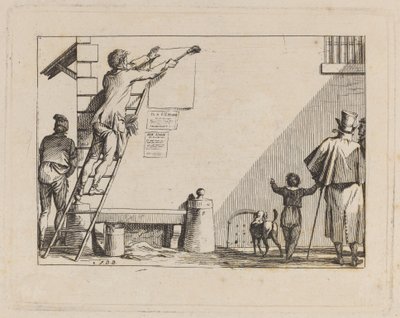 Scena uliczna autorstwa Jean Duplessis Bertaux