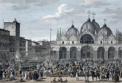 Wjazd Francuzów do Wenecji, Floreal, 5 maja 1797 r. autorstwa Jean Duplessis Bertaux