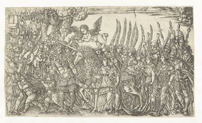 De triomf van de eenhoorn De eenhoorn (series title)   1369703   pl       polish Successfully Translated  Original: Minerva chasing the vices from the garden of virtue, c1502 Translat: 