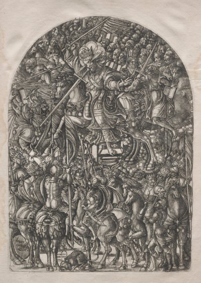 Apokalipsa: Chrystus na białym koniu, 1546-1556. autorstwa Jean Duvet