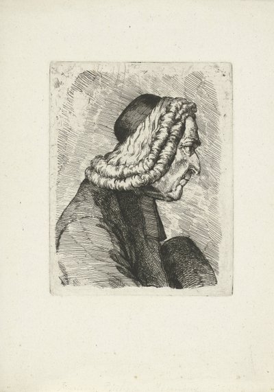 Portret Francois-Philippe Mesenguy autorstwa Jean Duvivier (attributed to)