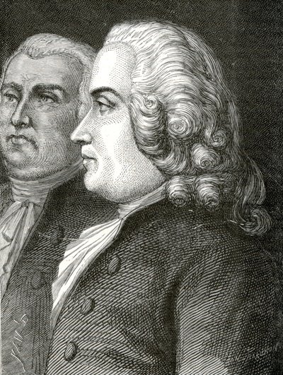 Rewolucja francuska 1789-1799 Tronchet i Malesherbes Guillaume Chretien de Lamoignon de Malesherbes autorstwa Jean Edouard (1824 99) Dargent