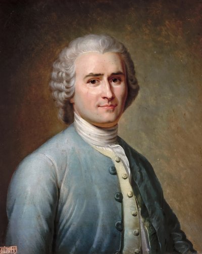 Portret Jean-Jacques Rousseau 1712-1778 autorstwa Jean Edouard Lacretelle