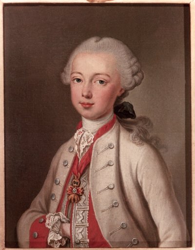 Leopold II (1747-92) cesarz rzymski i wielki książę Toskanii, 1762 autorstwa Jean Étienne Liotard