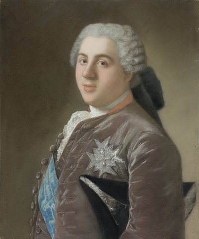 Louis de Bourbon, Delfin Francji, 1749-50 autorstwa Jean Étienne Liotard