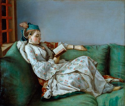Maria Adelaide z Francji w stroju tureckim, 1753 autorstwa Jean Étienne Liotard