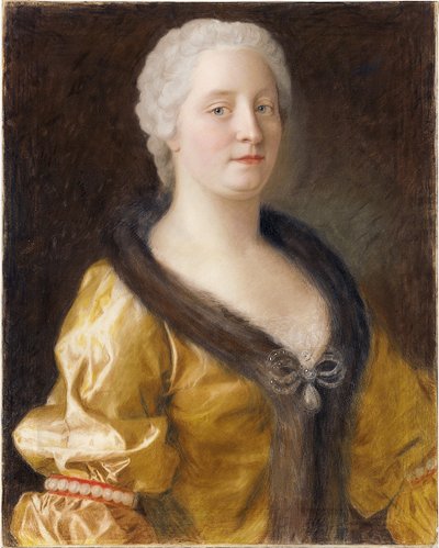 Portret cesarzowej Marii Teresy Austrii autorstwa Jean Étienne Liotard