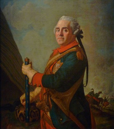 Portret Maurice de Saxe 16961750, marszałek Francji, XVIII wiek autorstwa Jean Étienne Liotard