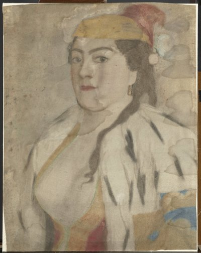 Portret nieznanej kobiety ze Stambułu autorstwa Jean Étienne Liotard