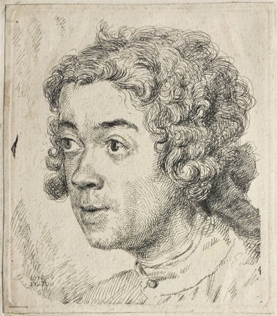 Autoportret, ok. 1731 r. autorstwa Jean Étienne Liotard