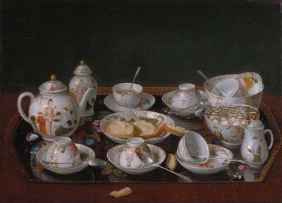 Martwa natura: Zestaw do herbaty autorstwa Jean Étienne Liotard