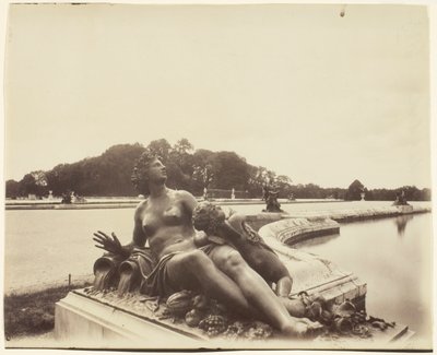 Wersal, basen północny autorstwa Jean Eugène Auguste Atget
