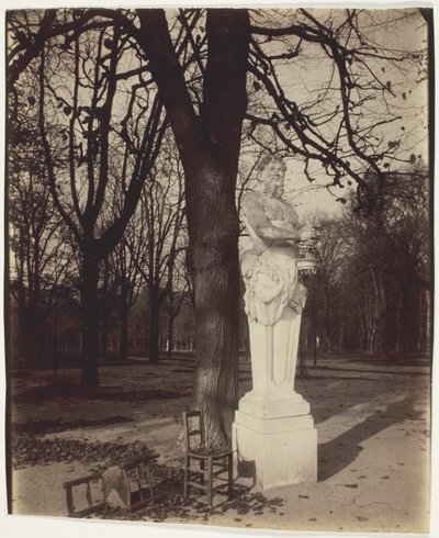 Wersal, róg parku autorstwa Jean Eugène Auguste Atget
