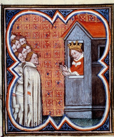 Karol II zły król Nawarry autorstwa Jean Fouquet