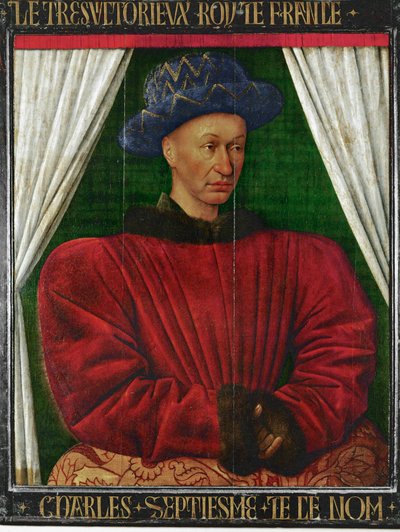 Karol VII, król Francji ... autorstwa Jean Fouquet