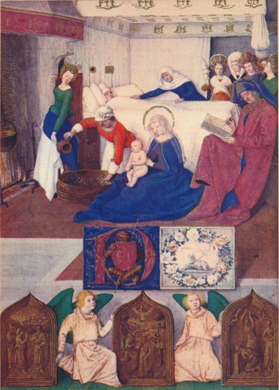 Narodziny św. Jana Chrzciciela, ok. 1455, 1939 r. autorstwa Jean Fouquet
