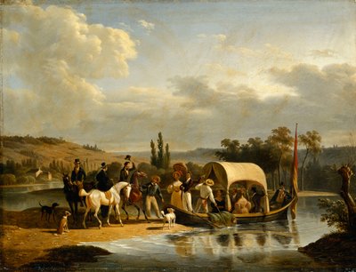 Wyjazd, 1836 autorstwa Jean Francois Demay