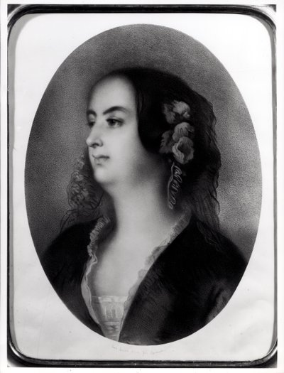 Madame Hanska (1801-82) grawerowane przez Emile Lassalle (1813-71) (litografia) autorstwa Jean Francois Gigoux